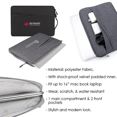 14" Polyester Water Repellent Laptop Pouch 13